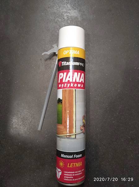 Piana rurkowa Titanum Optima 700ml  LETNIA