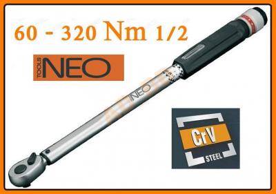 Klucz dynamometryczny 1/2", 60-320Nm NEO