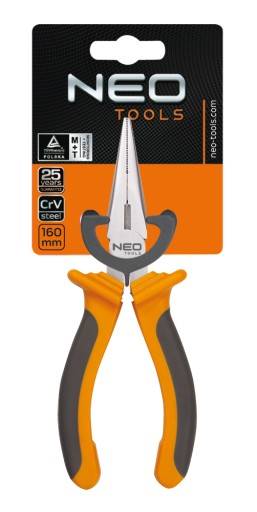 Szczypce wydłużone proste 160mm NEO