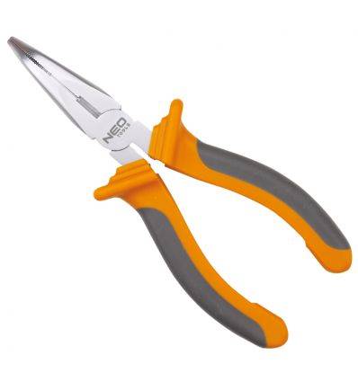 Szczypce wydłużone wygięte 160mm NEO