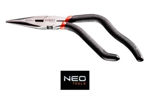 Szczypce wydłużone proste 225mm NEO