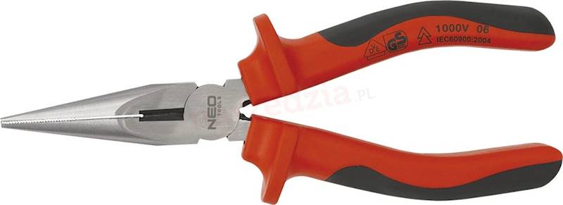 Szczypce wydłużone proste 160mm 1000V NEO