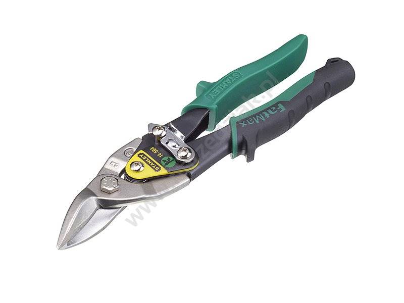 Nożyce do blachy STANLEY 250mm prawe odgięte