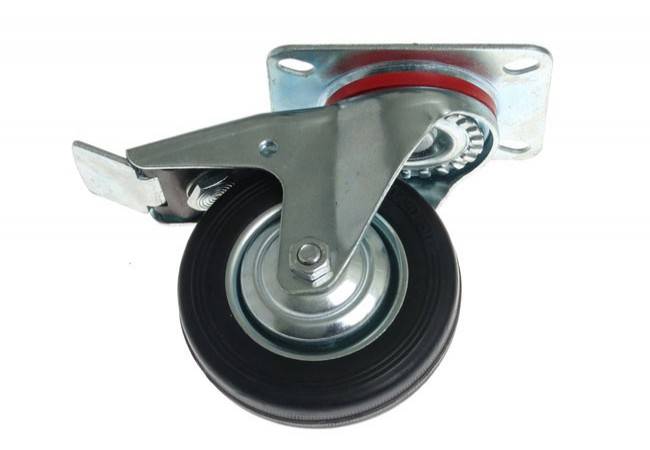 Koło skrętne z hamulcem CKPW-SG 125W-HC
