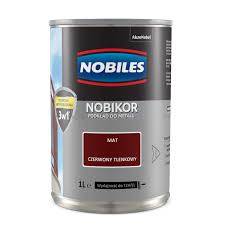 NOBILES NOBIKOR CZERWONY TLENKOWY 1L PODKŁAD DO METALU
