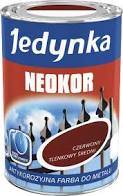 NEOKOR CZERWONY TLENKOWY ŚREDNI JEDYNKA 5L