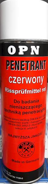 PENETRANT OPN środek do badań szczelności spawu