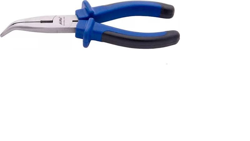 Szczypce wydłużone odgięte 180mm K2