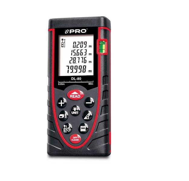 Dalmierz laserowy 80m PRO