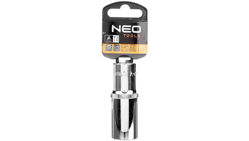 Nasadka dwunastokątna długa 1/2'' 22mm NEO