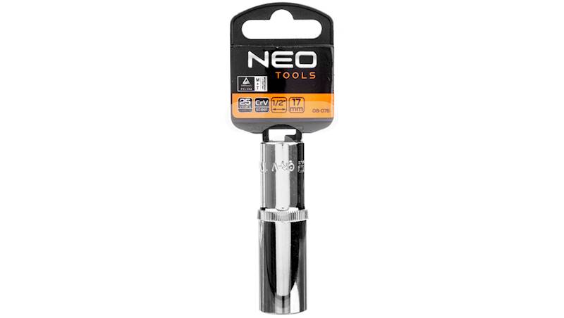 Nasadka dwunastokątna długa 1/2'' 17mm NEO