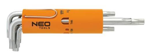 Klucze Torx długie T10-T50, zestaw 8szt. NEO