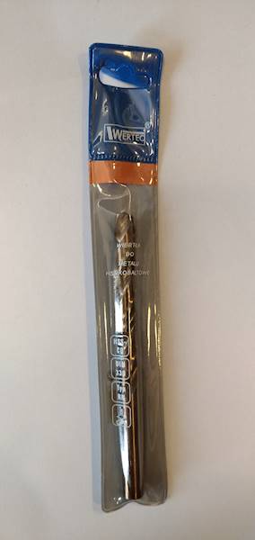 Wiertło do metalu kobaltowe 4,8mm HSSCo WERTEC