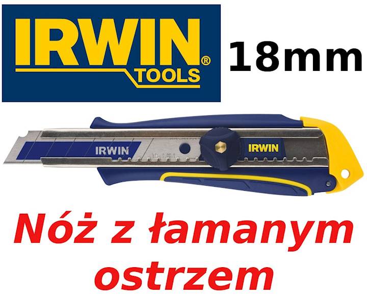 Nóż łamany z ostrzem 18mm PROTOUCH IRWIN