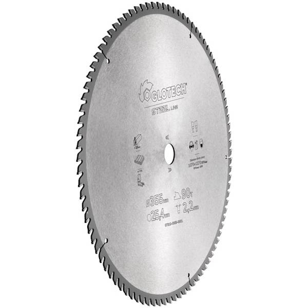 Piła Glotech Steel 305x25,4x2,5/2,0/80z GC10