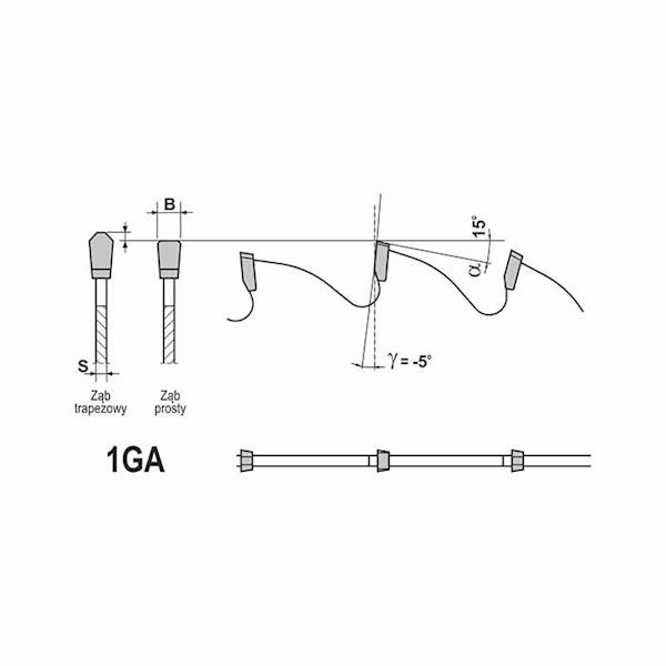 Piła ALUEX MARATHON 500x30x4,2/3,6/120z 1GA-5 (Cu)