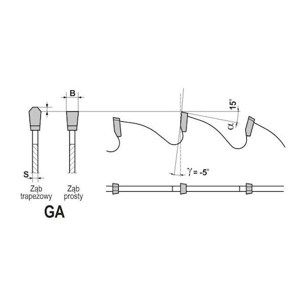 Piła ZAG 3 160x20x2,2/1,6/56z GA-5