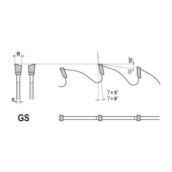 Piła ZAG 2 165x20x1,8/1,4/48z GS8