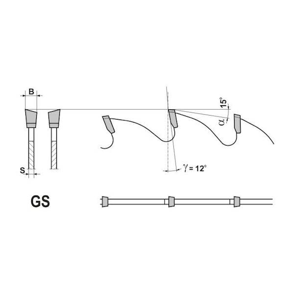 Piła ZAG 4 160x20x2,2/1,6/36z GS12