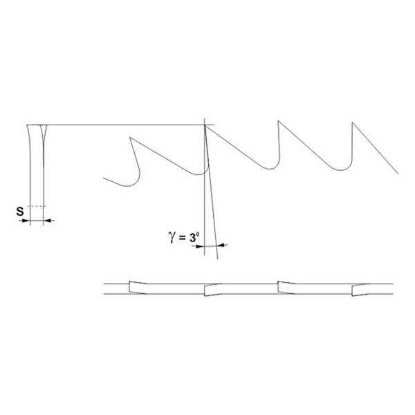 Piła tarczowa 350x30x3,2/60z KB