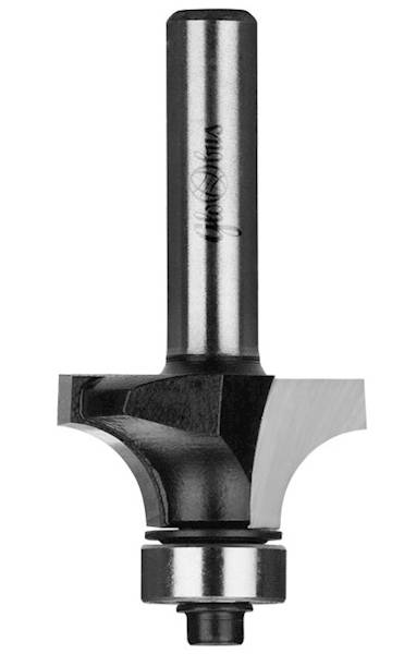 Frez CNC PREMIUM D=25,4xH=11/d=8 R=6,4 zaokrąglający z łożyskiem dolnym