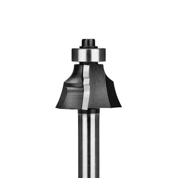 Frez CNC PREMIUM D=44,5xH=20/d=12 R=8 kształtowe z łożyskiem dolnym