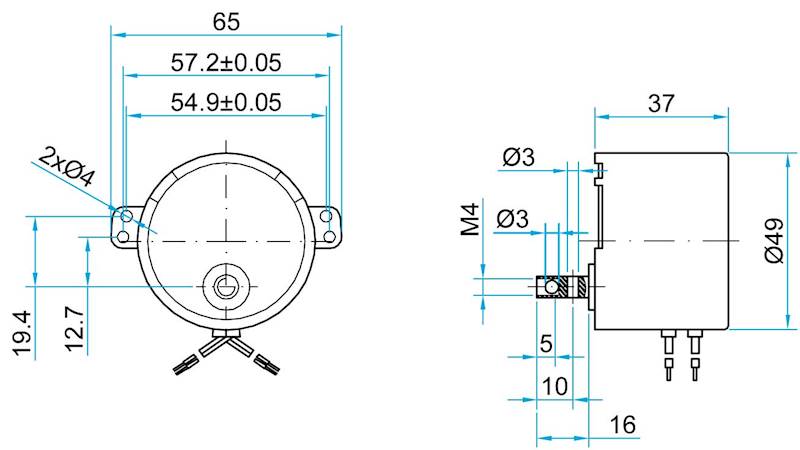49TYD-375 15R 15obr/min 230V