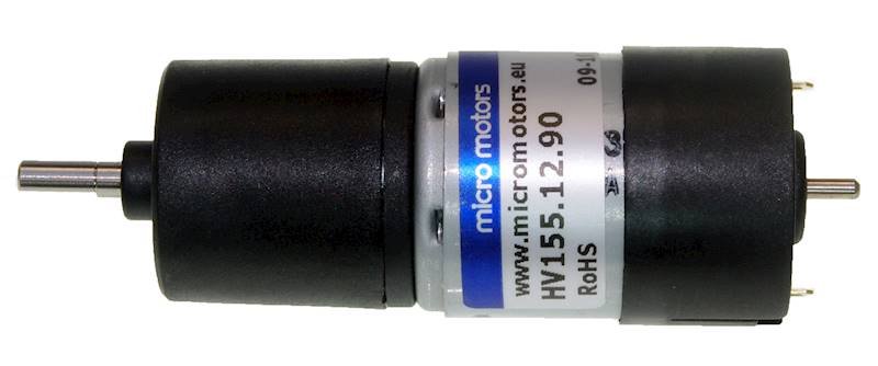 Silnik HV155.12.90 62obr/min 12V 0,44A 2,5kg.cm