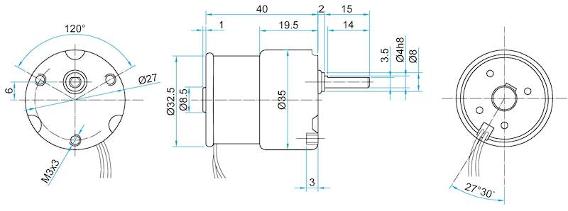 BS138F.12.12 155obr/min 12V 55mA