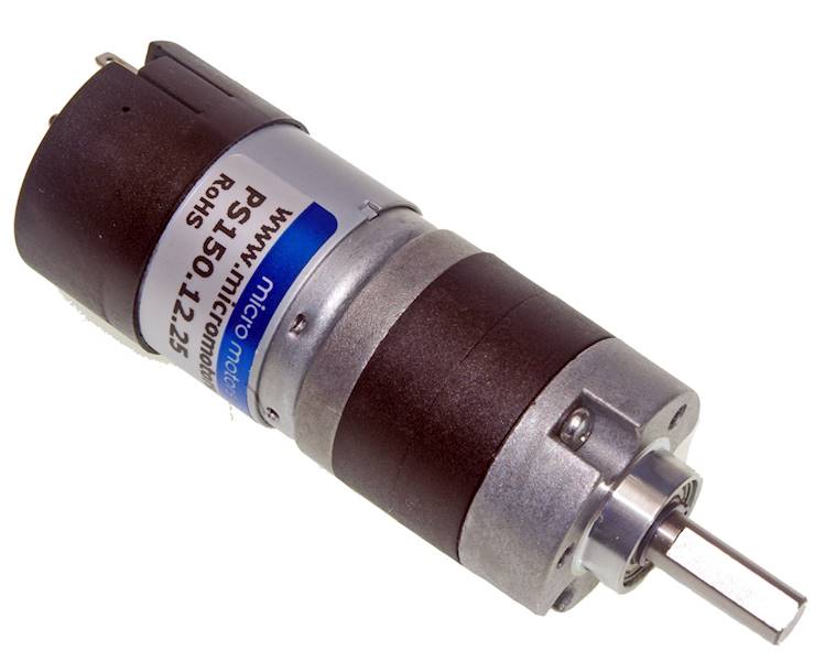 Silnik PS150.12.25 163obr/min 12V 0,77A