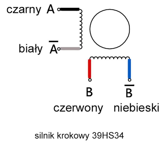39HS34-0404 krokowy 0,4A 2,3kg.cm