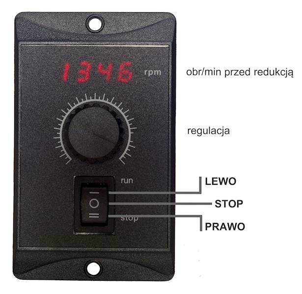 Silnik 5IK40R-100 13obr/min 40W 20N.m z wyjściem kontroli predkości