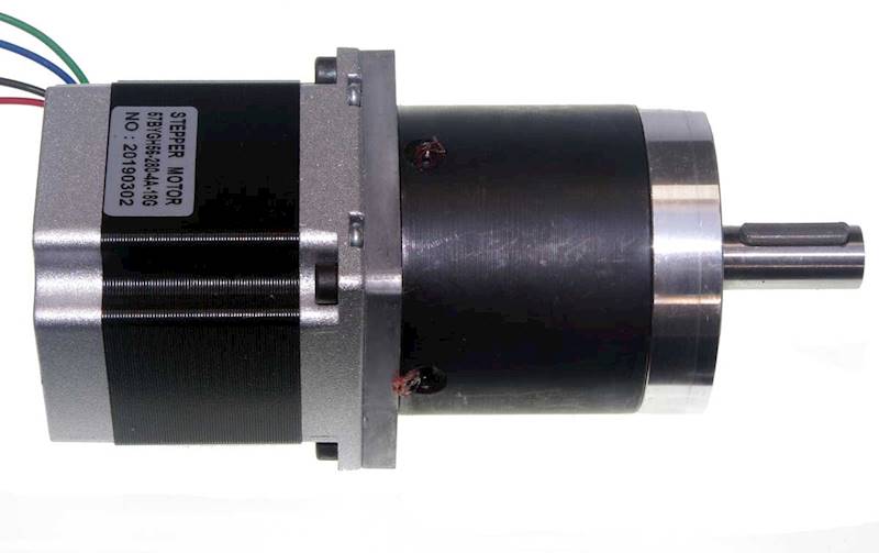 57BYGH56-280-4A-18G krokowy bipolarny NEMA23 2,8A z przekładnią  planetarną 18-krotną 20N.m