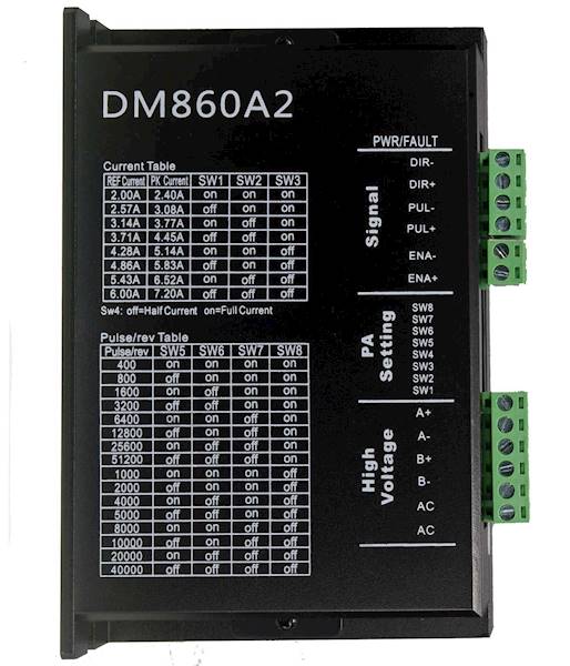DM860A2 sterownik 7,2A 1/128, 50VAC, 80VDC