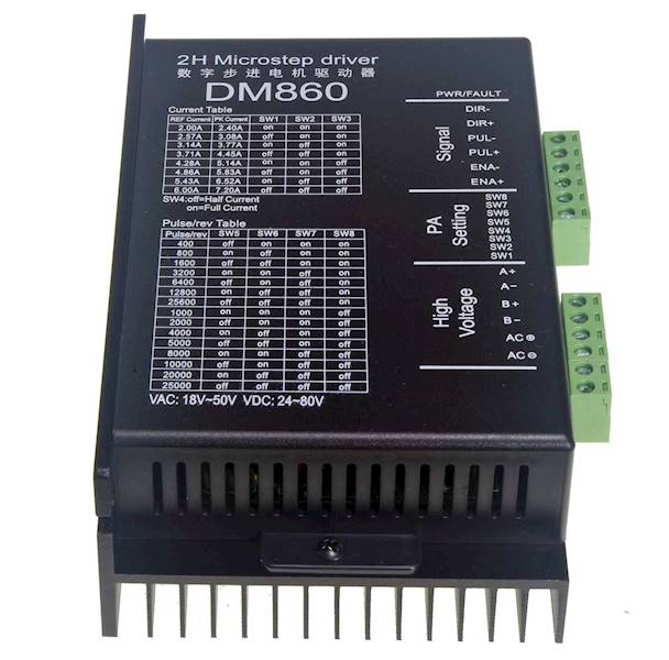 DM860A2 sterownik 7,2A 1/128, 50VAC, 80VDC