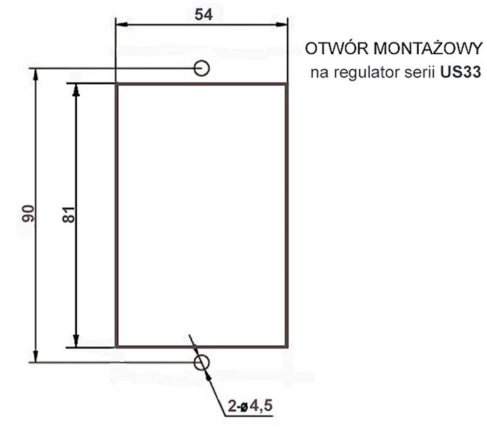 US33-40 regulator silnika jednofazowego 230V 40W z wyświetlaczem cyfrowym