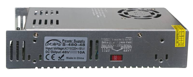 S-480-48 zasilacz stabilizowany 48V 10A