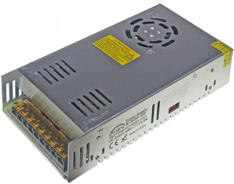 S-600-48 zasilacz stabilizowany 48V 12,5A
