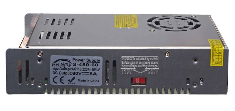 S-600-60 zasilacz stabilizowany 60V 10A