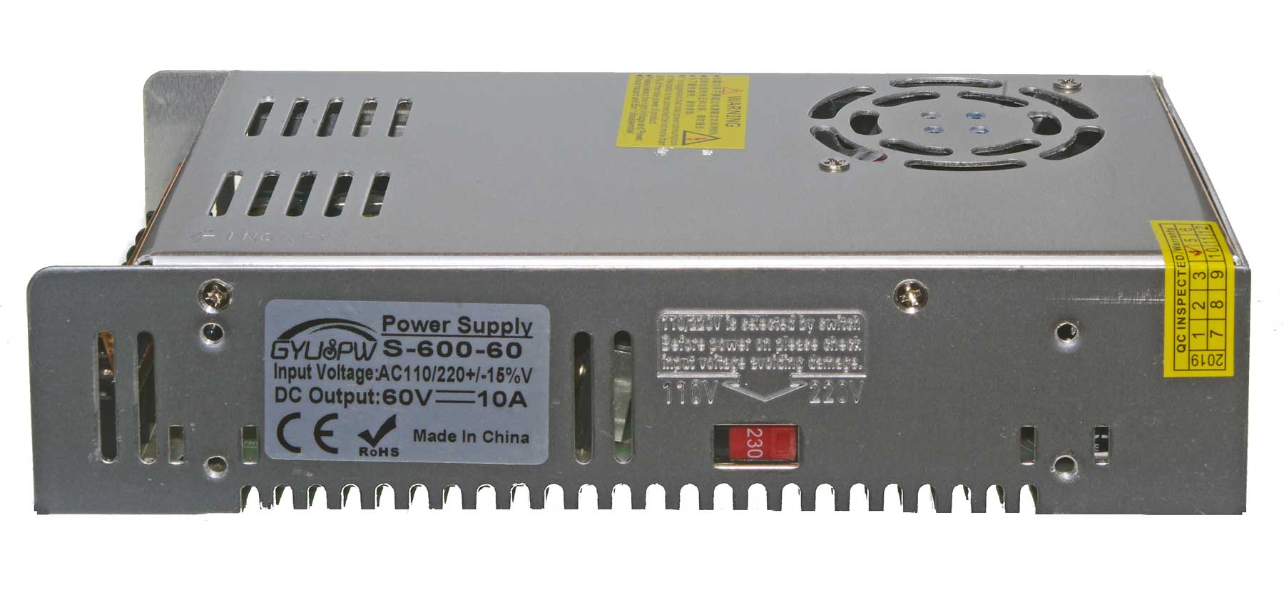 S-600-60 zasilacz stabilizowany 60V 10A