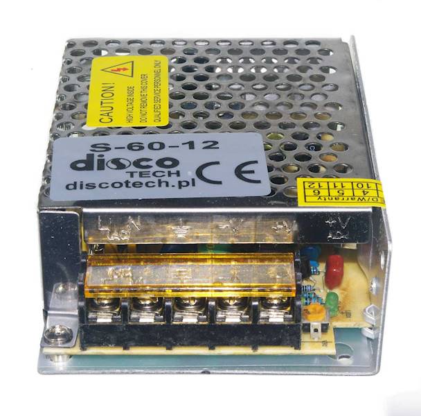 S-60-12, 12V 5A zasilacz impulsowy