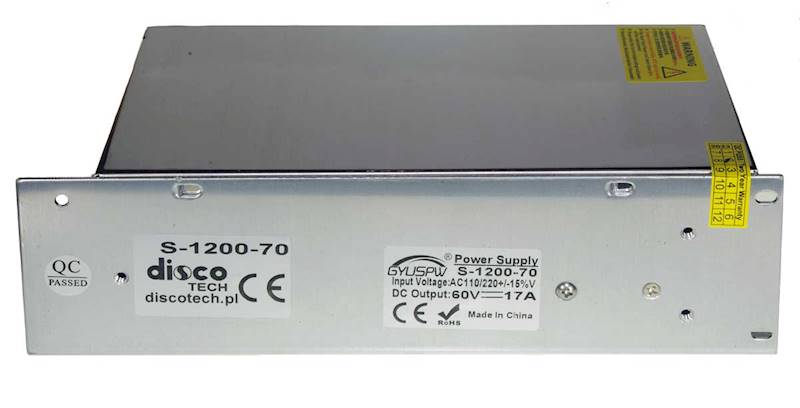 S-1200-70 zasilacz 70V, 17A