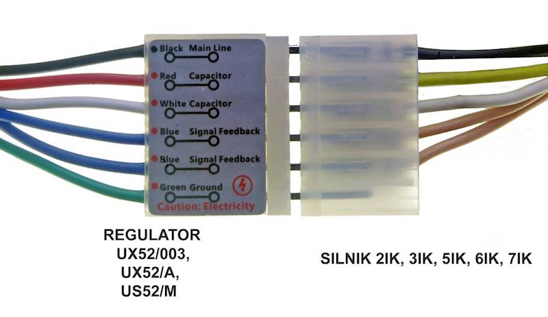 UX52/003-400W  regulator silnika jednofazowego 230V 400W z wyświetlaczem