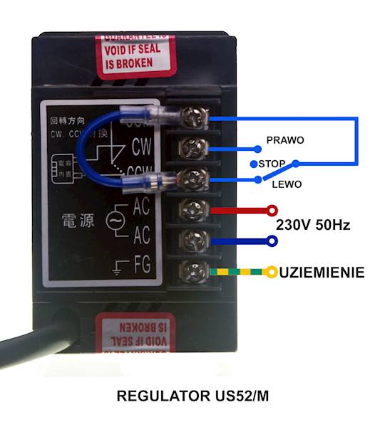 US52/M-15W regulator silnika jednofazowego 230V 15W