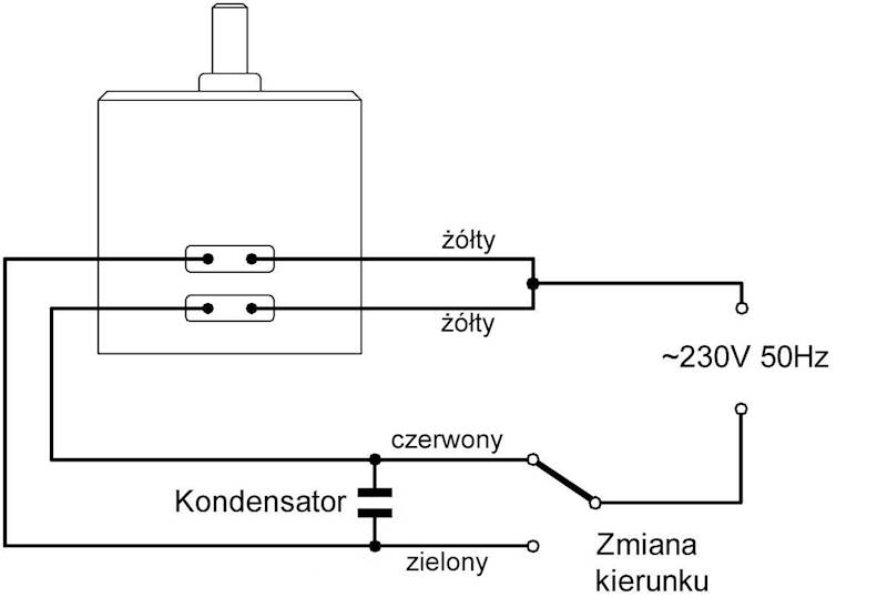 Silnik 59TYD-A 12R 12obr/min 230V