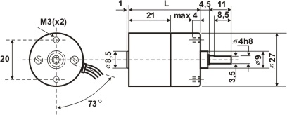 Silnik L149.12.21 80obr/min 12V