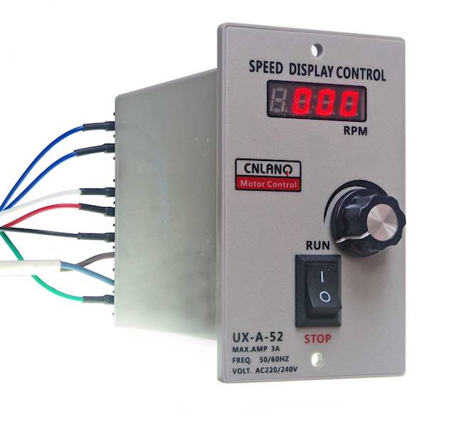 UX52A-90W  regulator silnika jednofazowego 230V 90W z wyświetlaczem