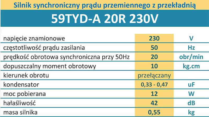 Silnik 59TYD-A 20R