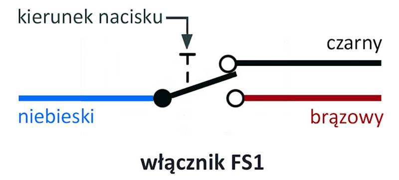 FS-01 włącznik nożny 10A