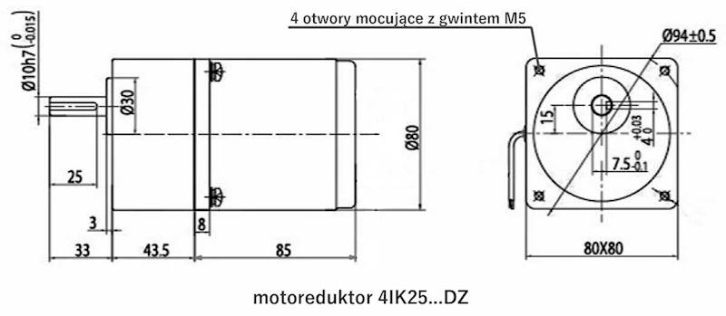 4IK25-3DZ 420obr/min 25W 